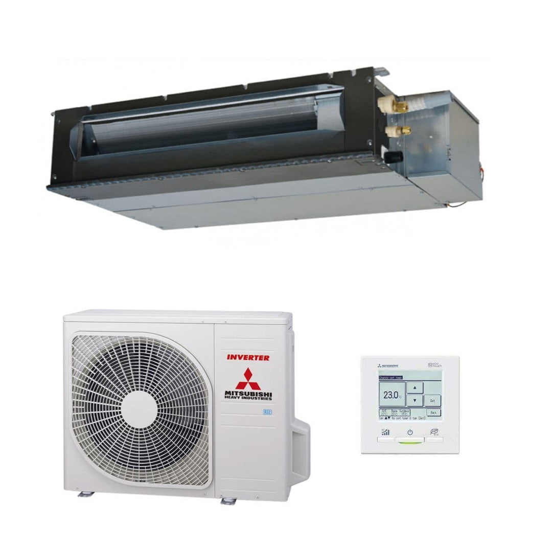 Mitsubishi Heavy Industries Air Conditioning Compact Ducted SRR25ZS-W 2.5Kw/9000Btu A++ R32