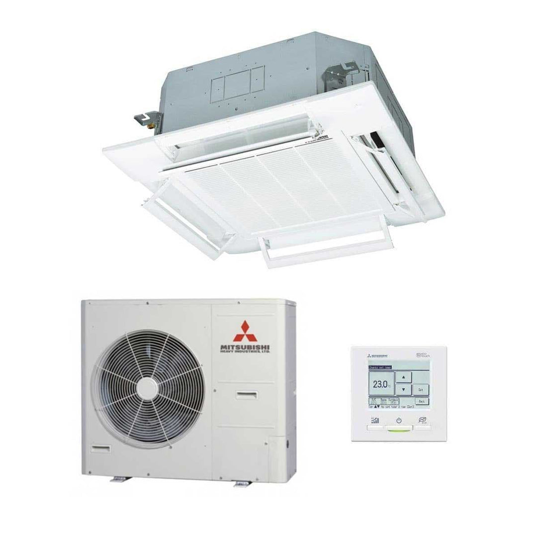 Mitsubishi Heavy Industries Air Conditioning FDT100VH + FDC100VNP-W Cassette Standard 10Kw 1Ph