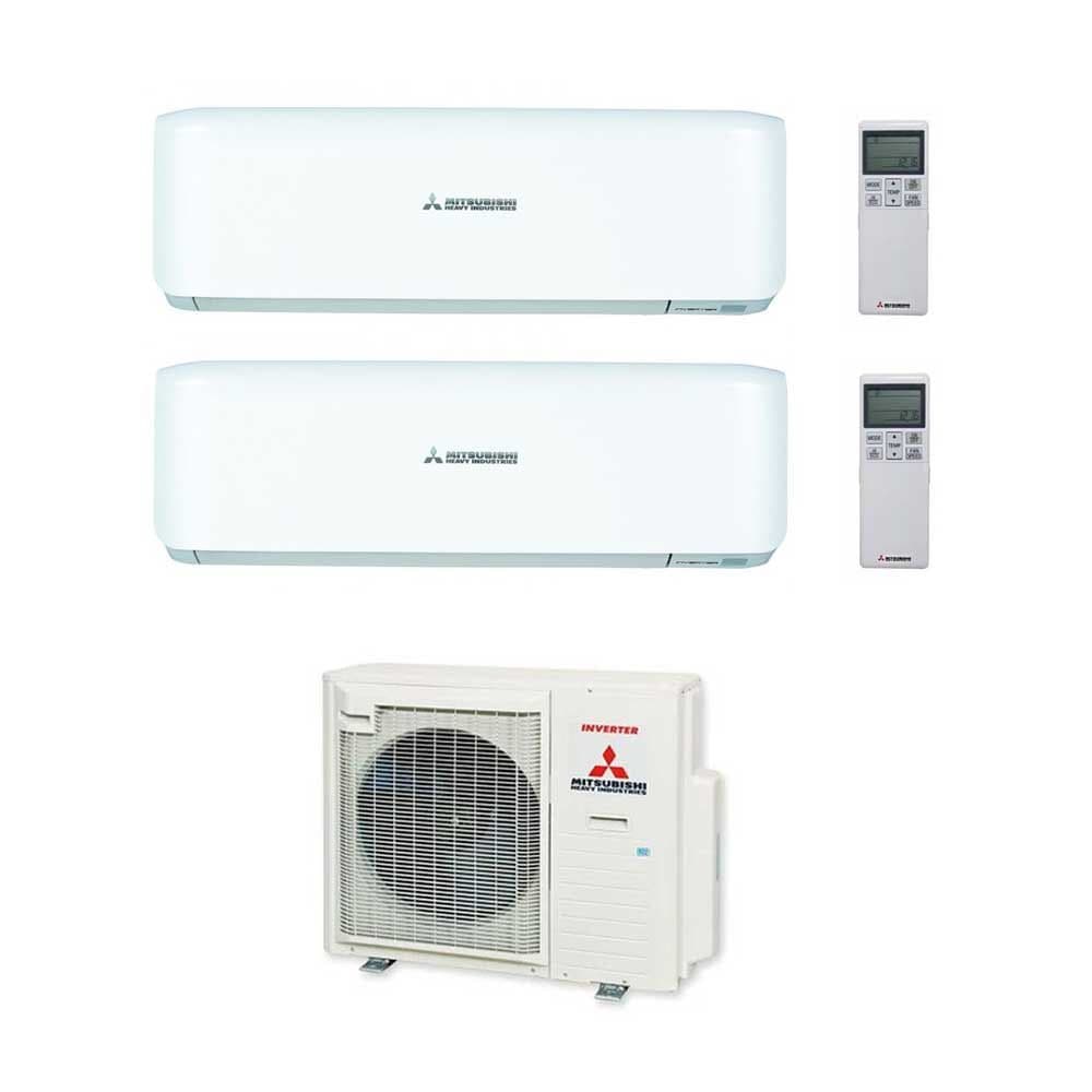 Mitsubishi Heavy Industries Air Conditioning SCM50ZS-S Premium Plus 2 x SRK35ZS-WF/B/TWall 3.5Kw