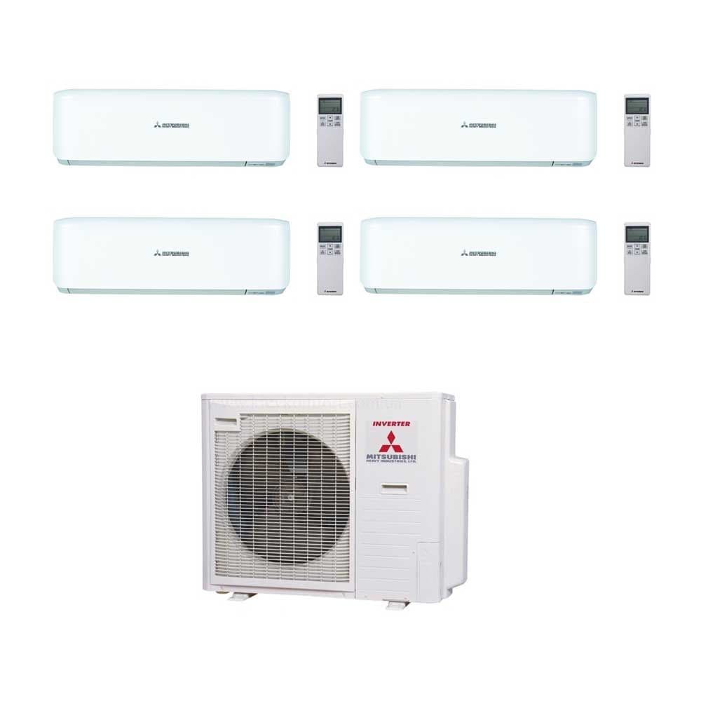 Mitsubishi Heavy Industries Air Conditioning SCM80ZS-S Premium Plus 4 x SRK20ZS-WF/B/T Wall 2Kw