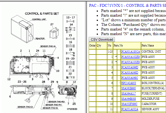 Mitsubishi Heavy Industries Air Conditioning Spare Part 635182 PCA505A096D PWB ASSY NOISE FILTER
