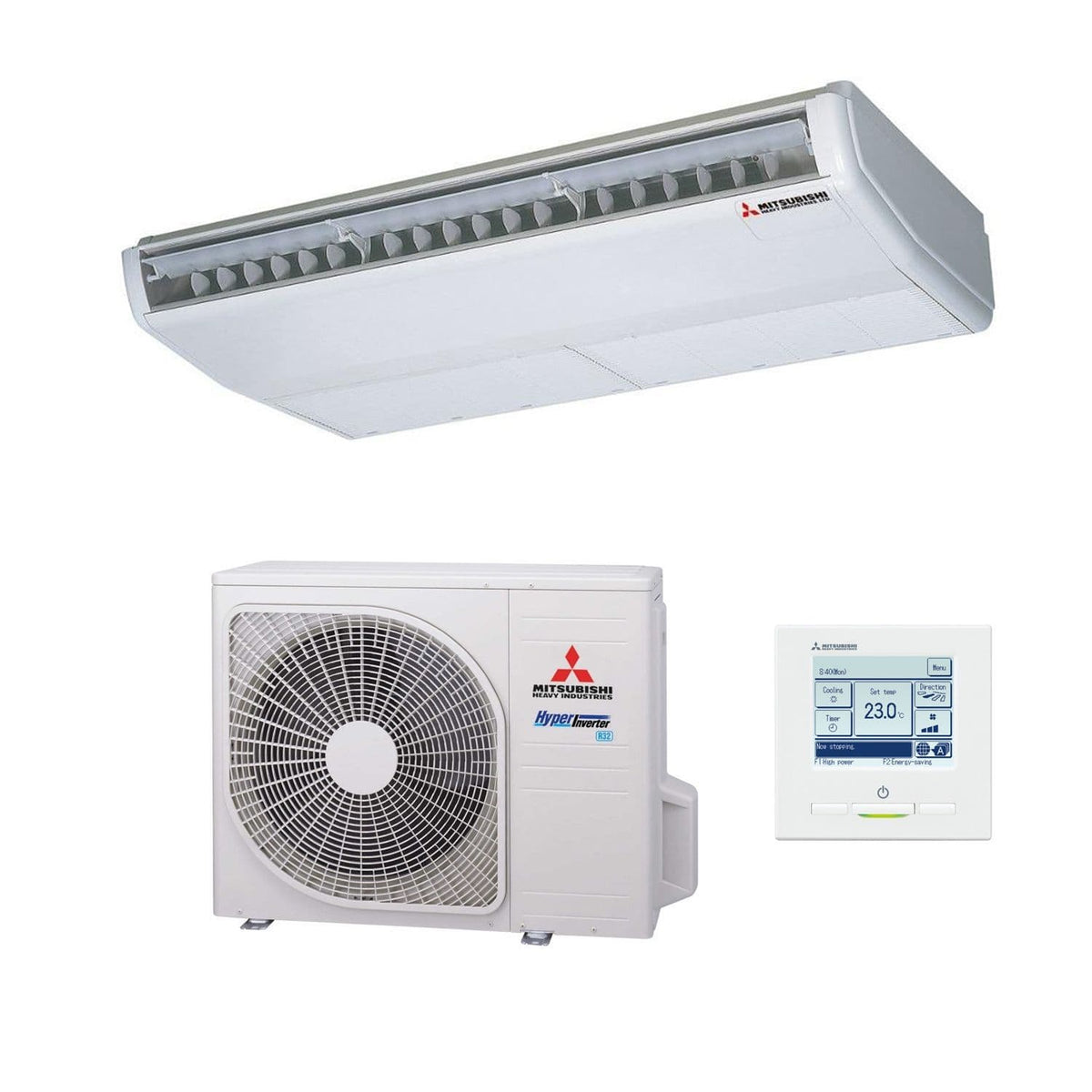 Mitsubishi Heavy Industries Air Conditioning SRC40ZSX-W1 FDE40VH Under Ceiling 4Kw/14000Btu R32 A++