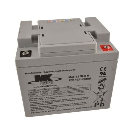 Mk Batteries MK Powered M45-12-SLD-M AGM 45AH 12V Battery