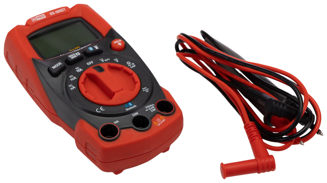 TieDex UK RS-960BT Handheld Multimeter True RMS, RSCAL Calibrated