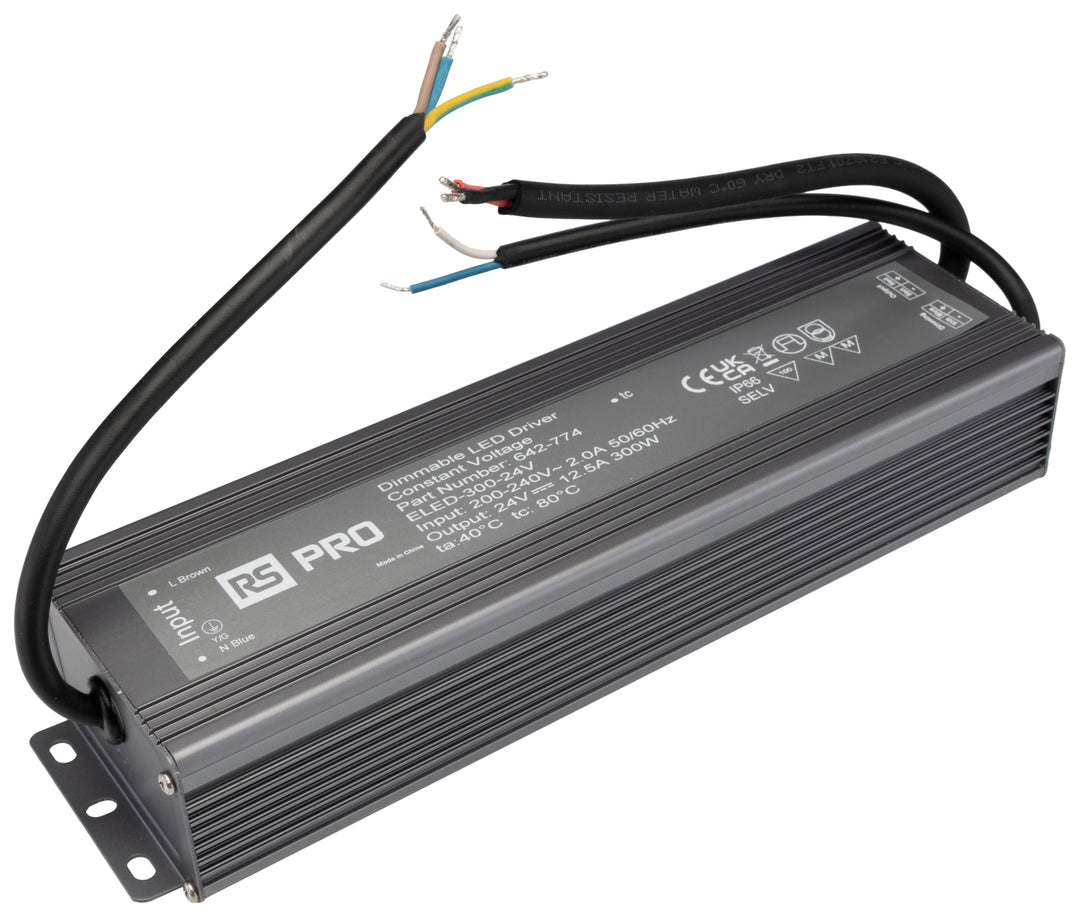 TieDex UK, 24 V Output, 300 W Output 1 to 10V, 0 to 10 V