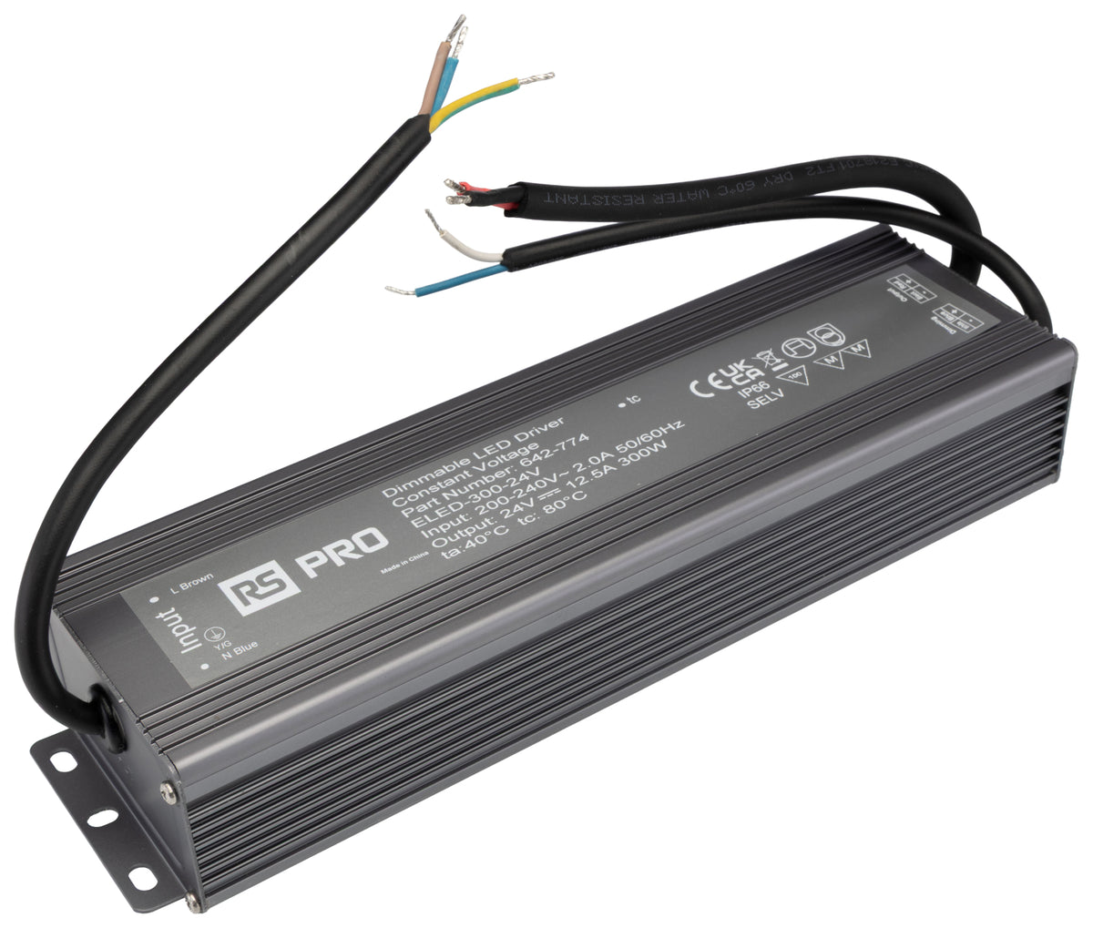 TieDex UK, 24 V Output, 300 W Output 1 to 10V, 0 to 10 V