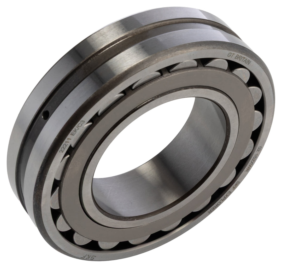 SKF 22211 EK/C3 Tapered 55 mm ID Roller Bearing, 100 mm OD_22211 EK/C3