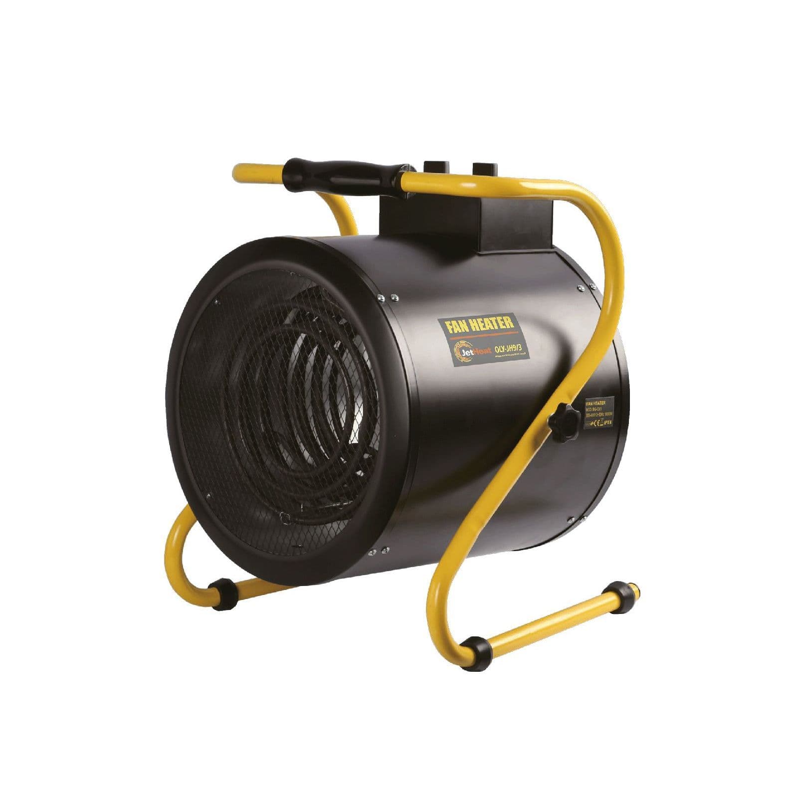 Olympus Appliances Olympus JetHeat OLY-J9/3 Industrial Electric Fan Heater With Thermostat 9Kw/30000Btu 415V~50Hz