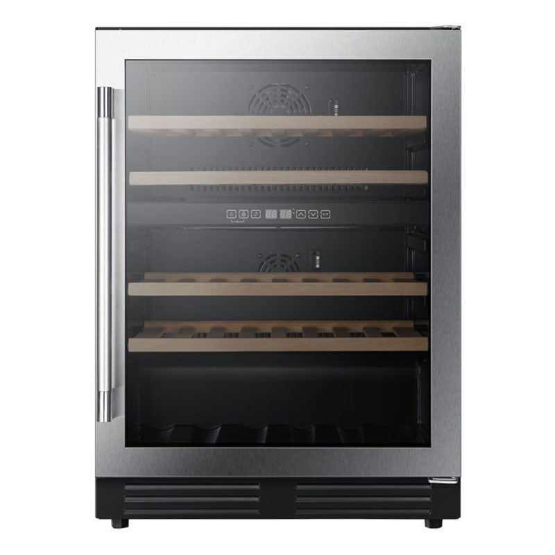 Built In 60cm Wine Cooler - Stainless Steel - PRWC406