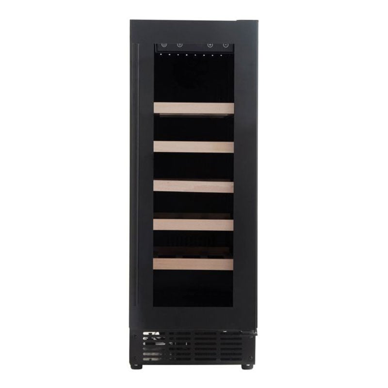Built In 30cm Wine Cooler - Black - PRWC408