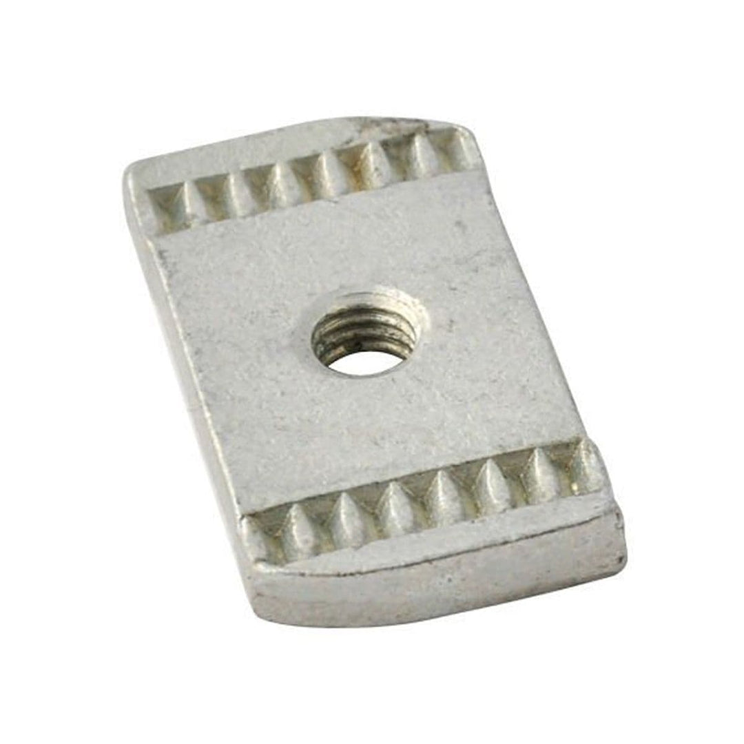 STÖRNCH Pack of 100 Channel Rail Nut M6 Plain