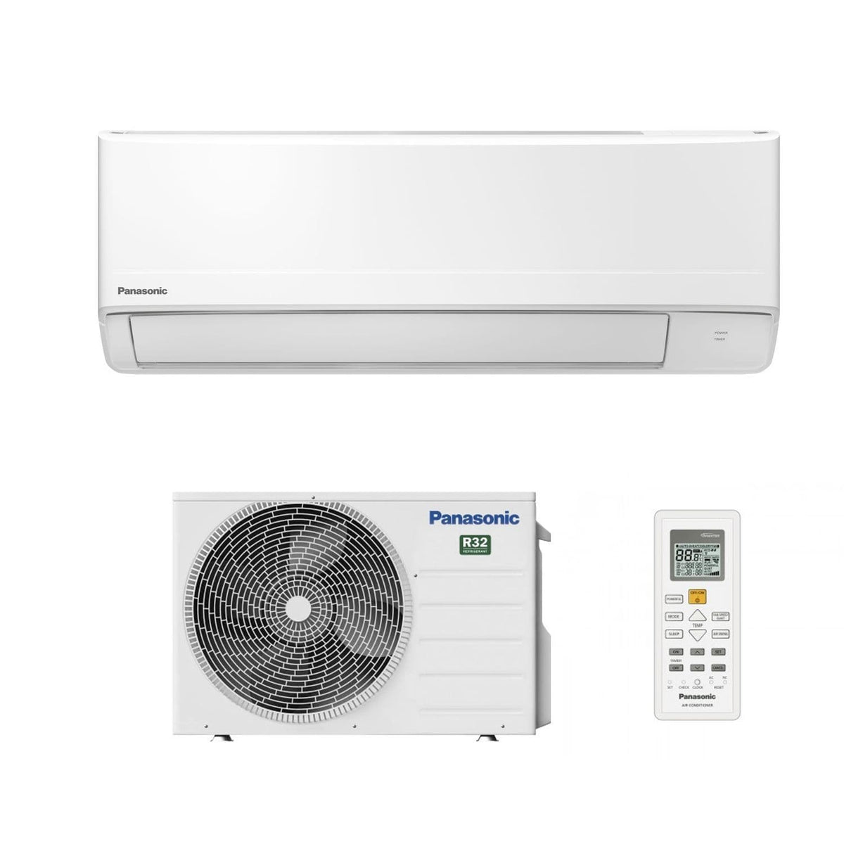 Panasonic Air Conditioning KIT-BZ35-ZKE Compact Wall Heat Pump 3.5Kw/12000Btu R32 A++ Install Kit