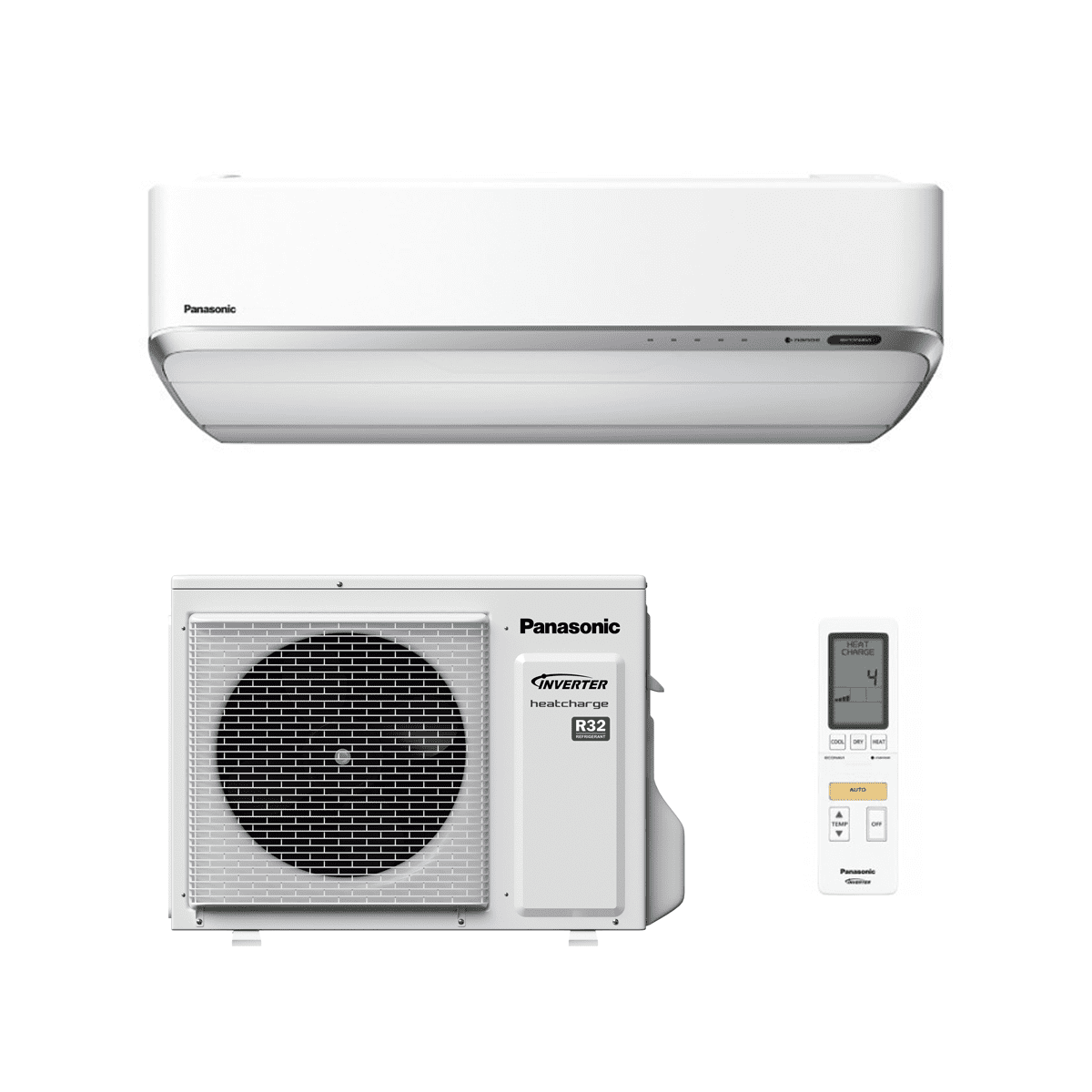 Panasonic Air Conditioning Wall Inverter+ Heatcharge KIT-VZ12-SKE Nanoe 3.5kW/12000Btu A+++