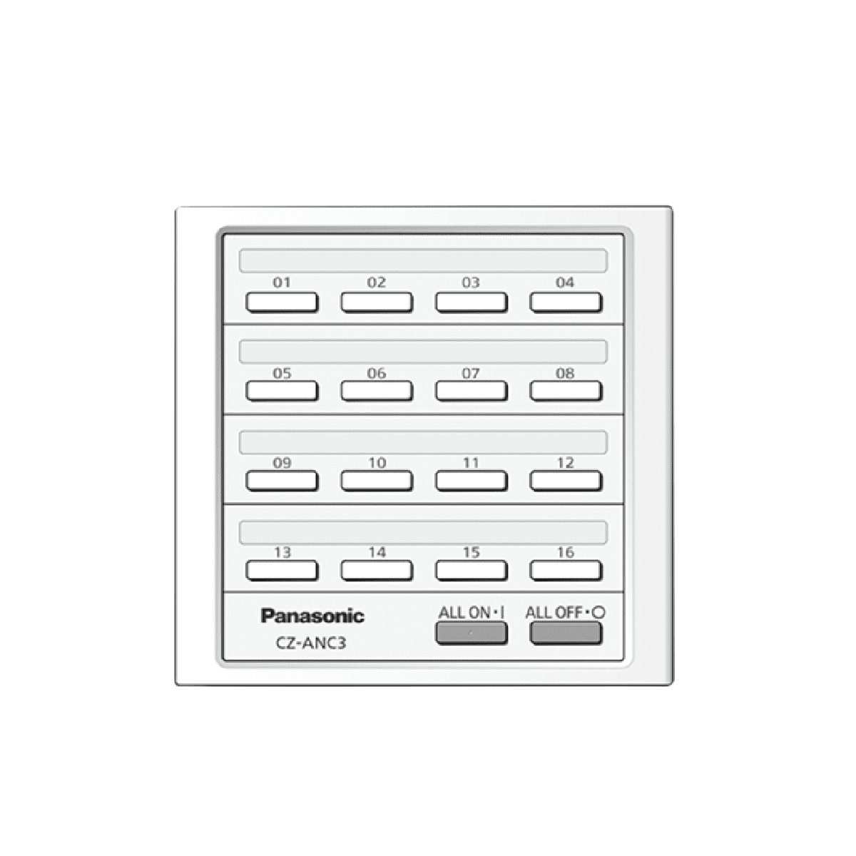 Panasonic Air Conditioning Panasonic CZ-ANC3 Central ON/OFF Controller for Up to 16 Groups and 64 Indoor Units