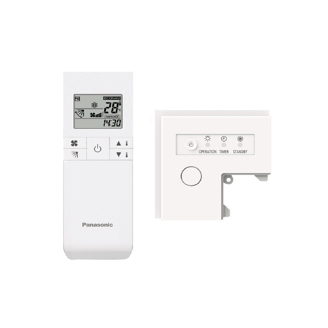 Panasonic Air Conditioning Panasonic CZ-RWS3 + CZ-RWRU3W Infrared Remote Controller and Receiver for 4-Way 90x90 Cassette