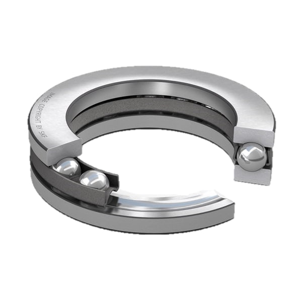 SKF 51218 1 Row Ball Bearing - 90 mm ID, 135 mm OD_51218