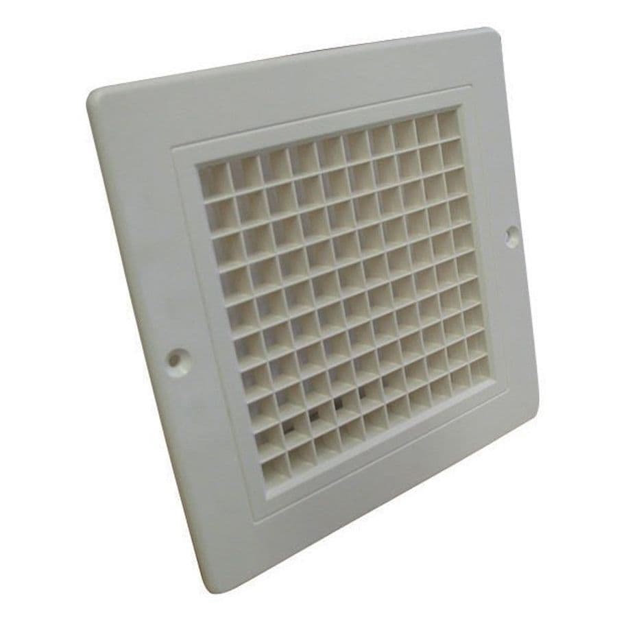 Lindab Plastic Egg Crate Grille 250mm x 250mm White Finish
