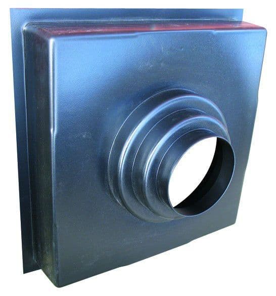 Lindab Polymer Plenum Boxes 550mm Black Plastic Finish Top Entry 150mm To 250mm