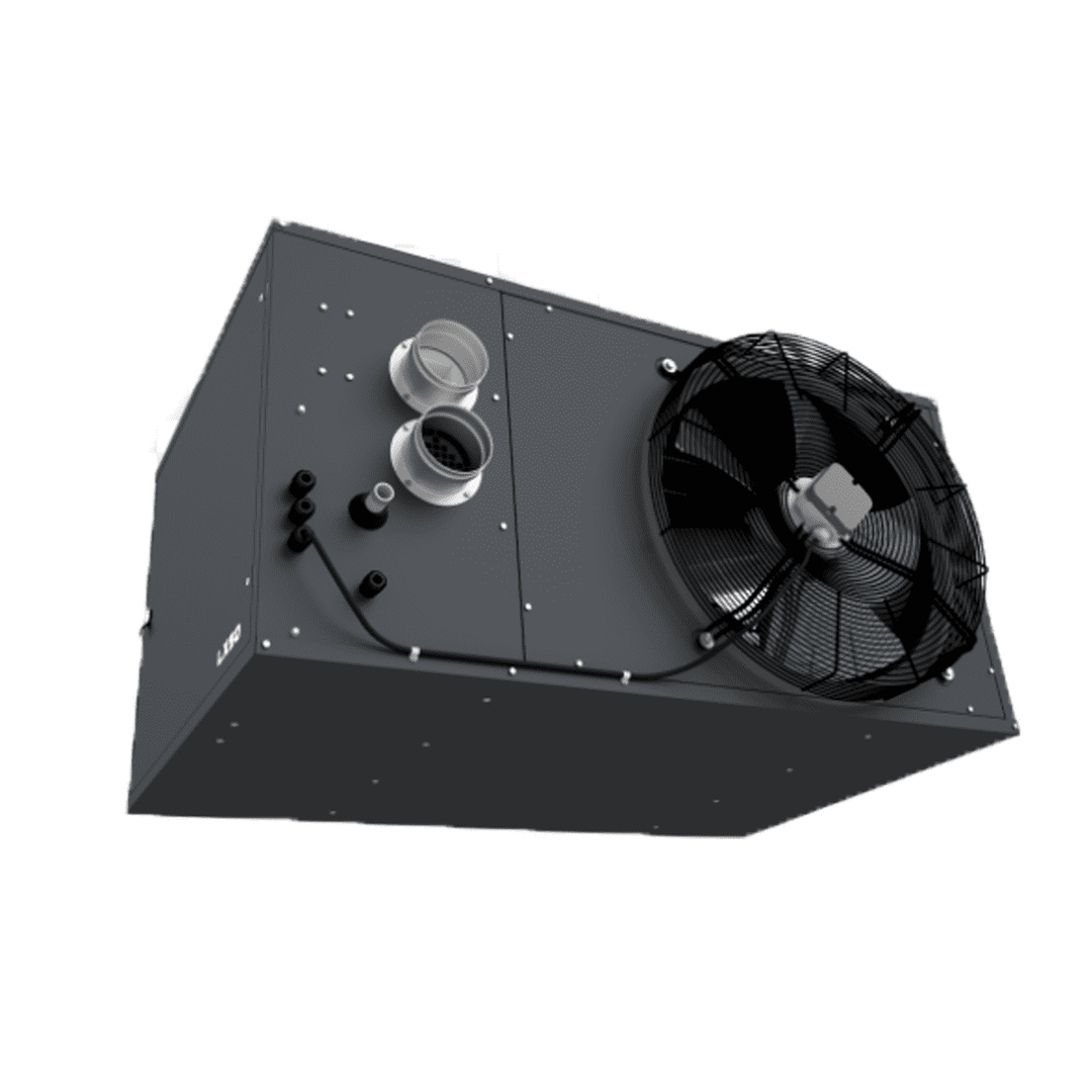 Powrmatic LX20 ErP Suspended Warm Air Unit Heater NG &amp; LPG Fired Options 20Kw/68000Btu 240V~50Hz