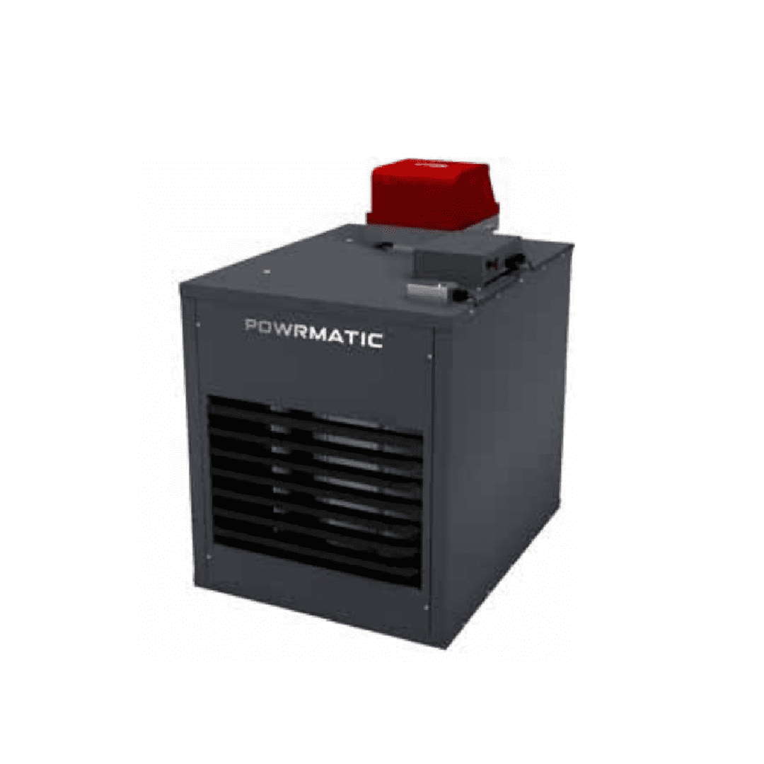 Powrmatic OUH30-C Close Centrifugal Industrial Oil-Fired Suspended Warm Air Heater 30Kw/102000Btu