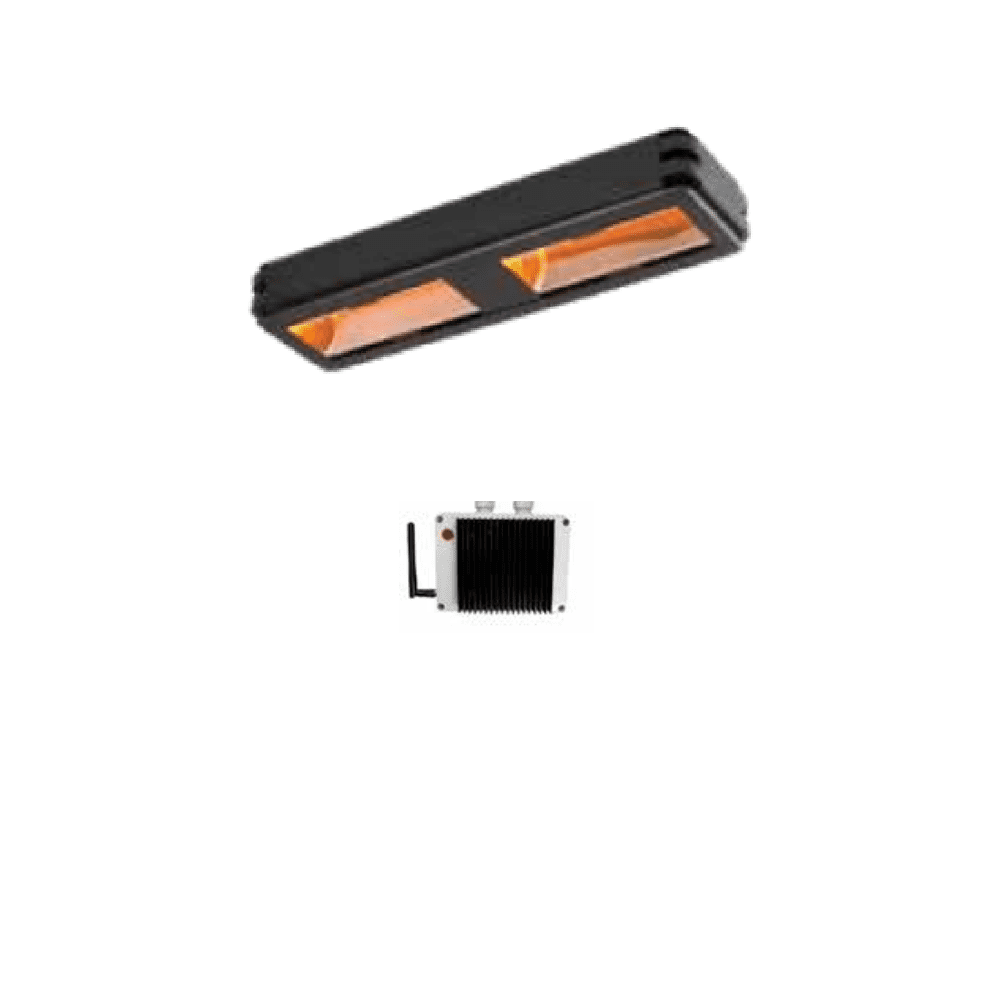 Powrmatic SQ30H2 Electric Quartz Horizontal Industrial Infrared Heater 3Kw/12000Btu 220-240V~50Hz