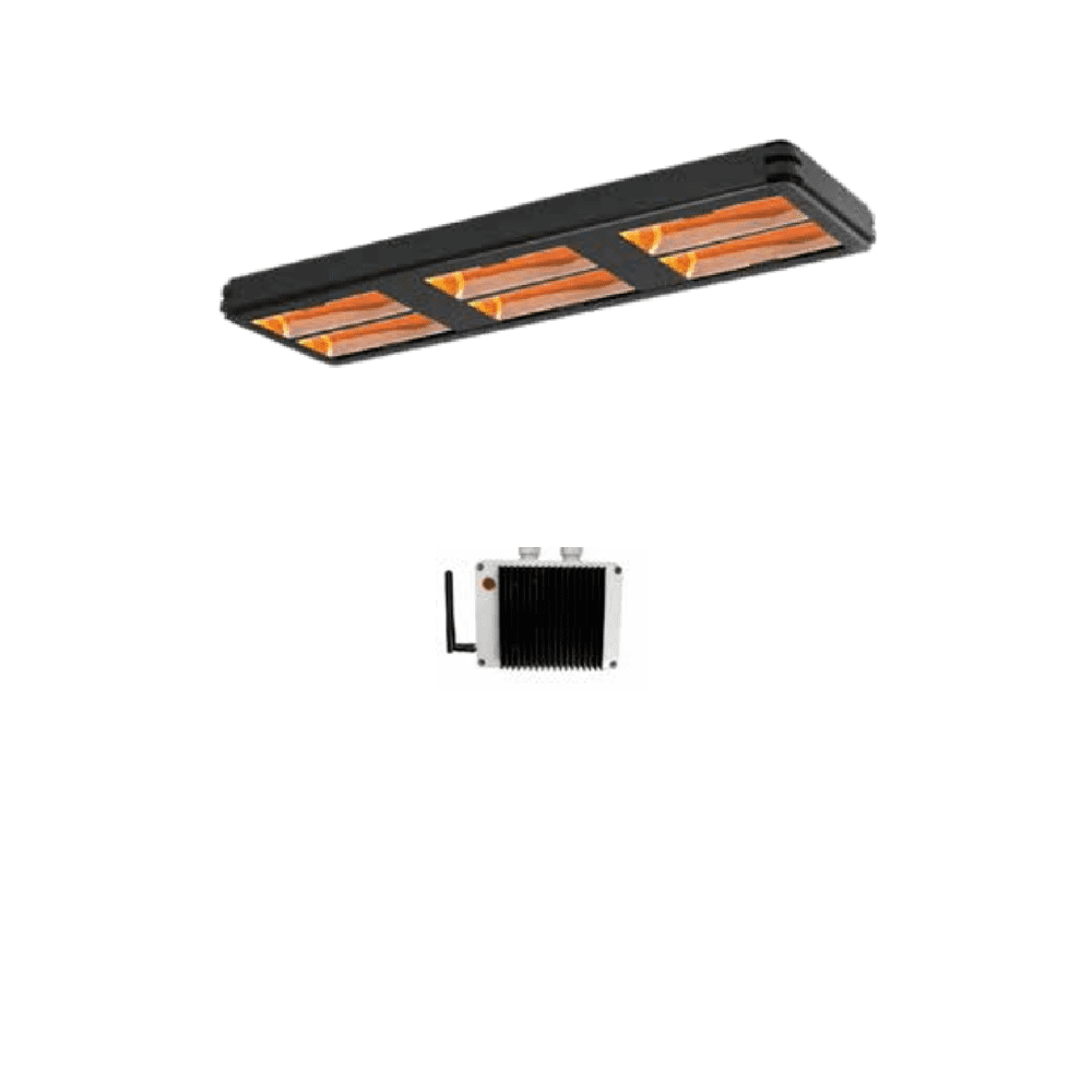 Powrmatic SQ90H6 Electric Quartz Horizontal Industrial Infrared Heater 9Kw/31000Btu 380-415V~50Hz