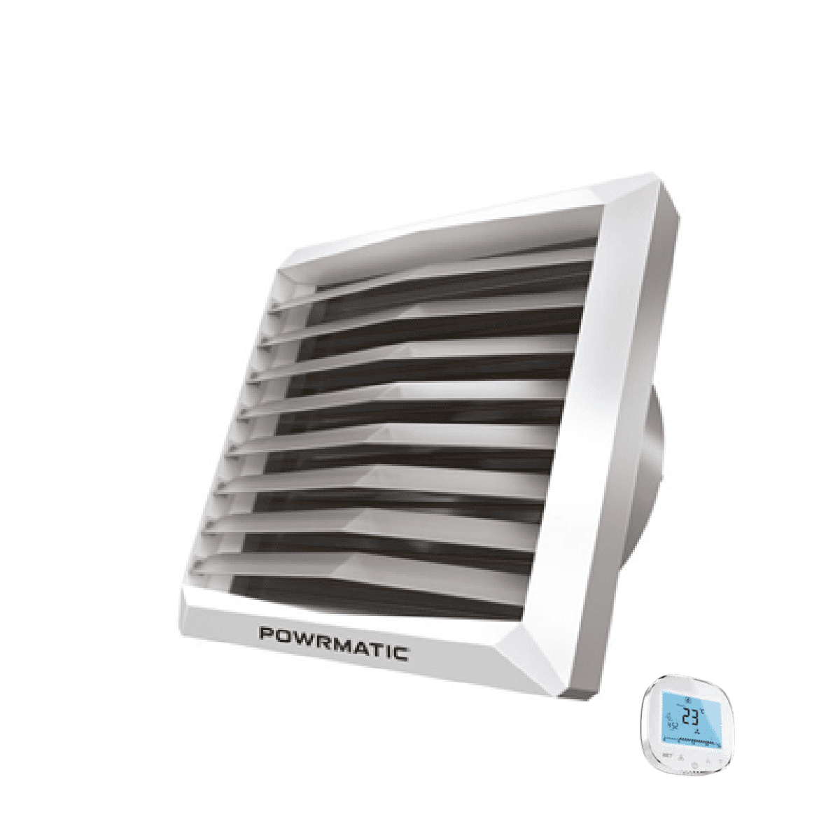 Powrmatic WX-4-EC Hot Water Fan Heater 4850m³/h 55Kw/126000Btu 220-240V~50Hz