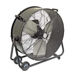 Prem-i-Air EH0137 24" Drum Fan With Wheels And Grip Handles 240V~50Hz