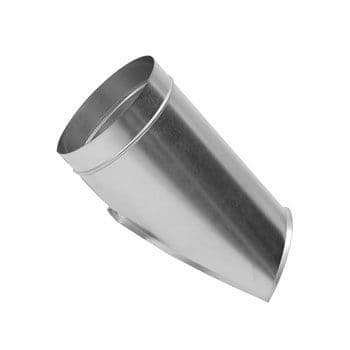 Lindab Pressed Duct 45 Deg Saddle Fitting For Circular Spiral Ducting 80mm To 630mm