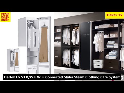 LG S3BF WiFi Connected Styler Steam Clothing Care System® in Black