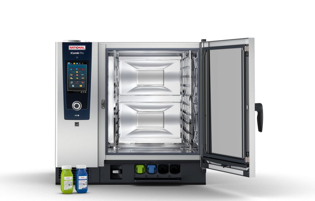 RATIONAL iCombi Pro ICP 10-2/1/E-AD 10 Grid 2/1GN Electric Combination Oven with iCare AutoDose - 3 Phase