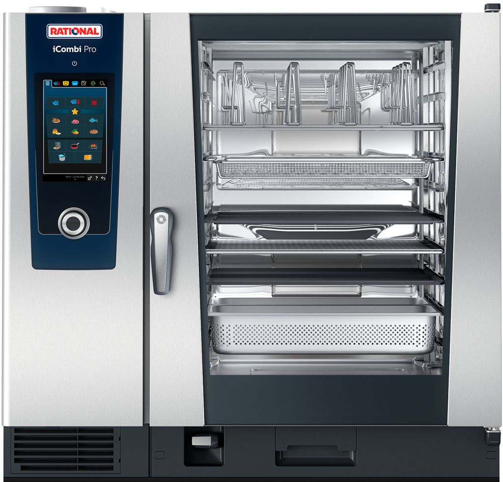 RATIONAL iCombi Pro ICP 10-2/1/E 10 Grid 2/1GN Electric Combination Oven - 3 Phase