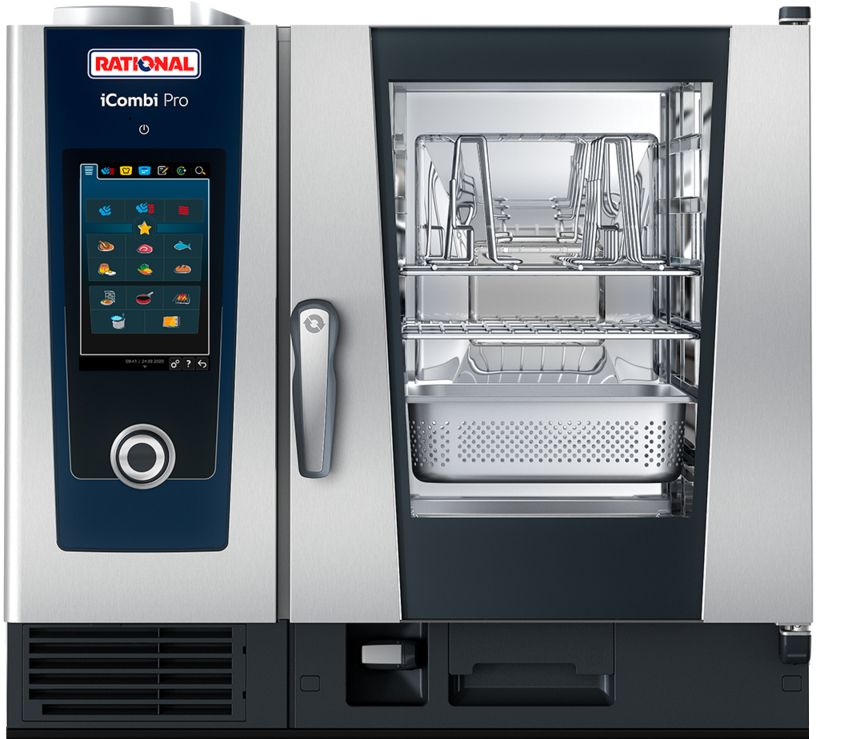 RATIONAL iCombi Pro ICP 6-1/1/E/SP 6 Grid 1/1GN Electric Combination Oven - Single Phase Hardwired