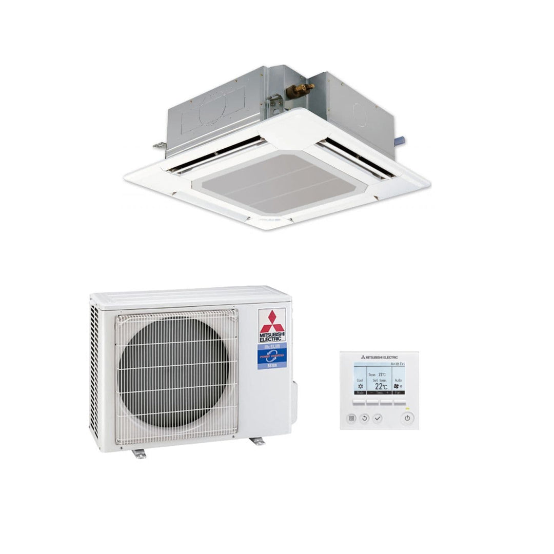 Mitsubishi Electric Air Conditioning Cassette PLA-ZRP50BA Power Inverter Heat Pump 5Kw/17000Btu A++ 240V~50Hz