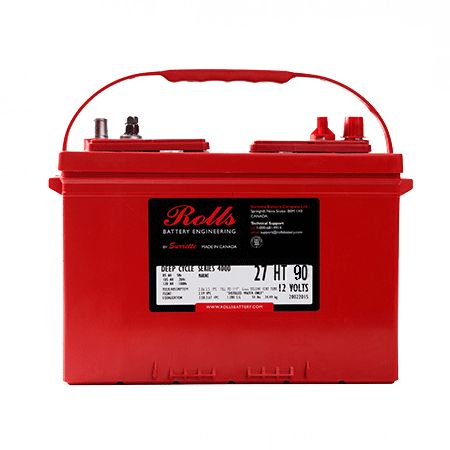 Rolls (C100) Series 4000 Flooded Deep Cycle Battery 120Ah 12V