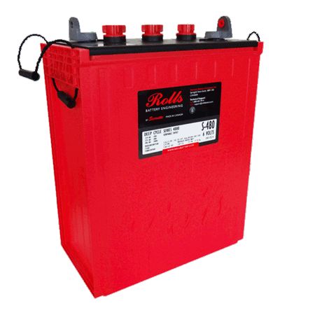 Rolls (C100) Series 4000 Flooded Deep Cycle Battery 486Ah 6V