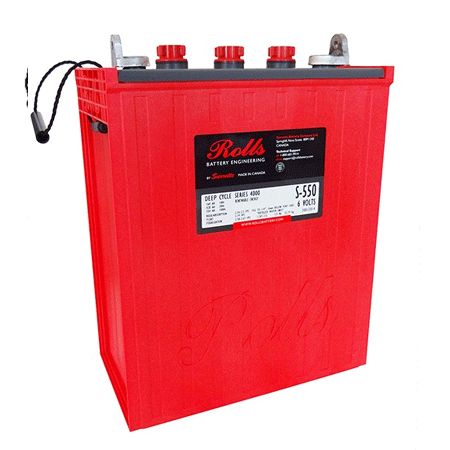 Rolls (C100) Series 4000 Flooded Deep Cycle Battery 554Ah 6V