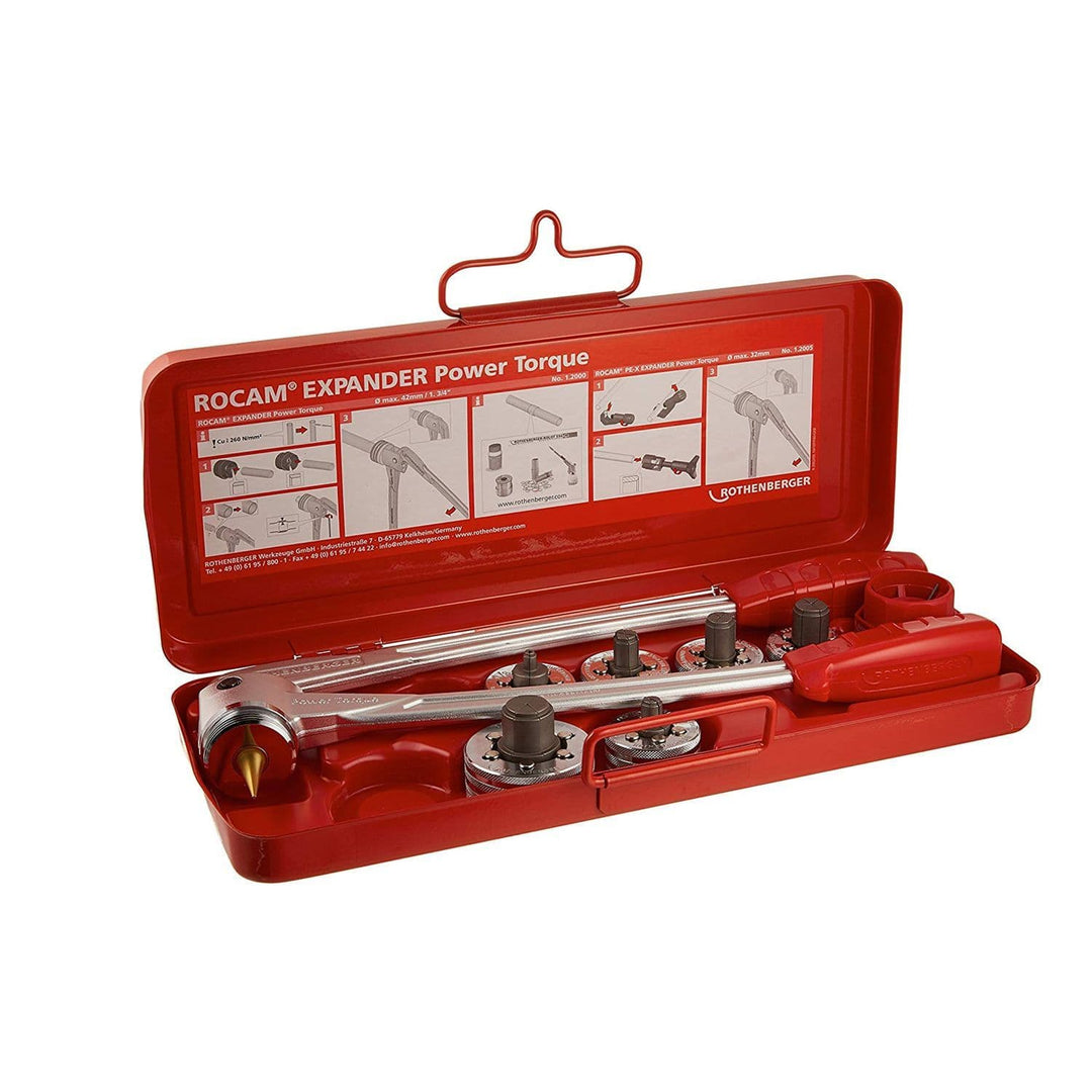 Rothenberger Rocam Pipe Expander Set 3 /8 to 1-1/8 tube Pn: 1.2005