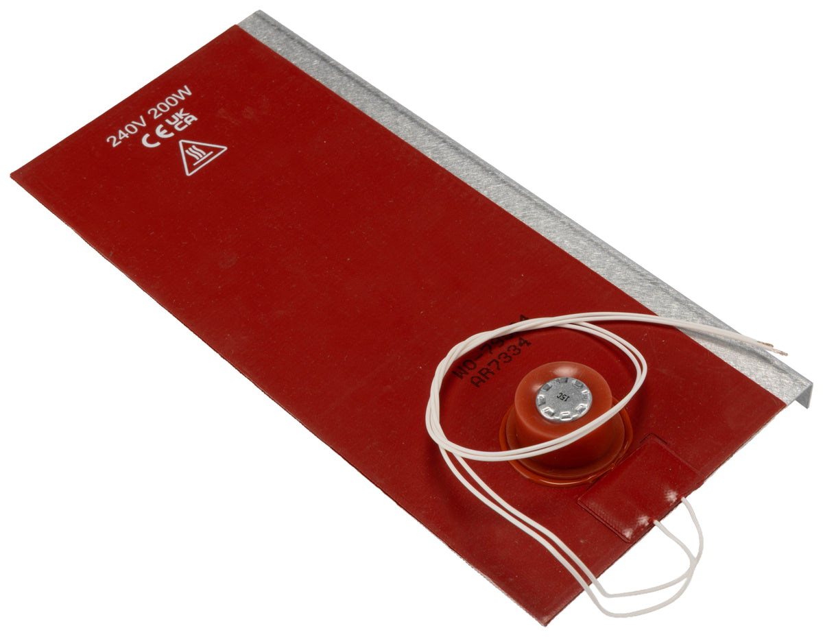 TieDex UK Enclosure Heater, 240V ac, 200 W Rectangle, 100 mm 250mm