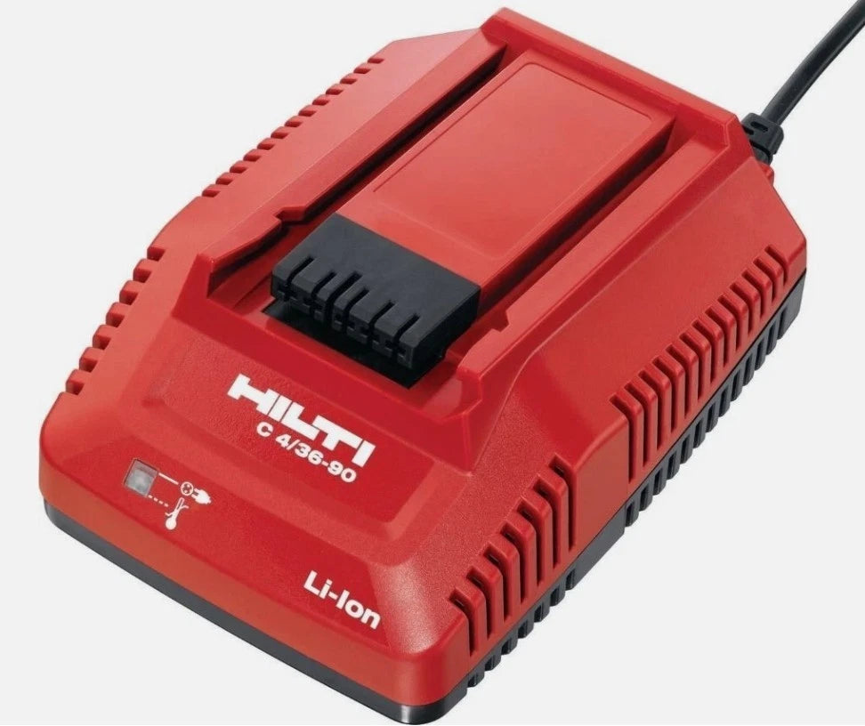 Hilti C 4/36-90 110V Multi-Voltage Compact Battery Charger for 22V and 36V Hilti Li-ion batteries - 90W Output Power &amp; 4A of Charging Current (2015763)