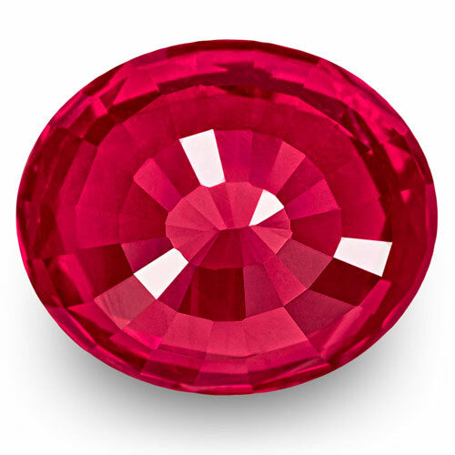 GRS Certified MOZAMBIQUE Ruby 4.09 Cts Natural Untreated Oval