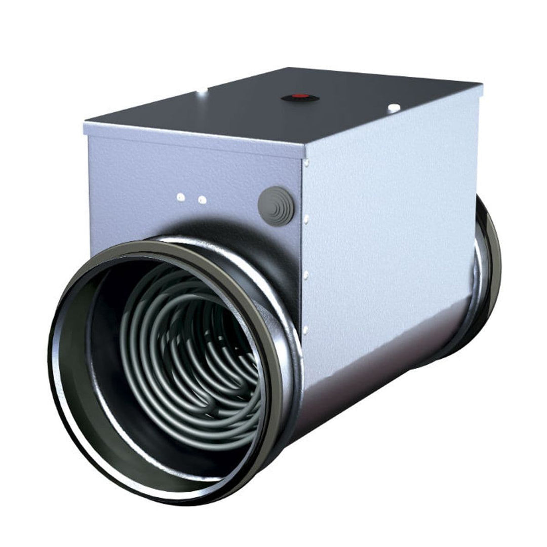 S&amp;P Metal Duct Heater Battery With Integrated Temperature Controller Kit 200mm 240V~50Hz