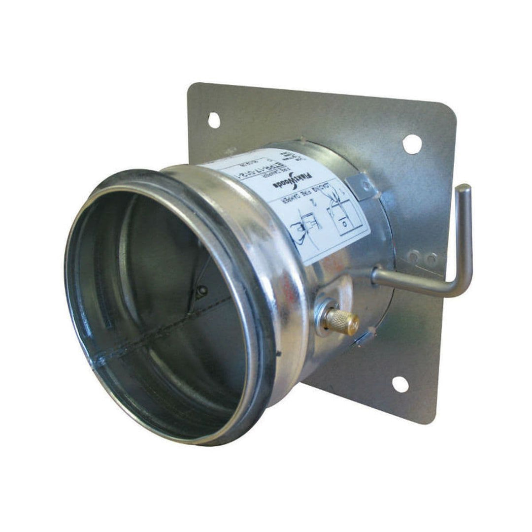 S&amp;P Single Leaf Metal Duct Fire Damper With EPDM Rubber Gaskets 125mm