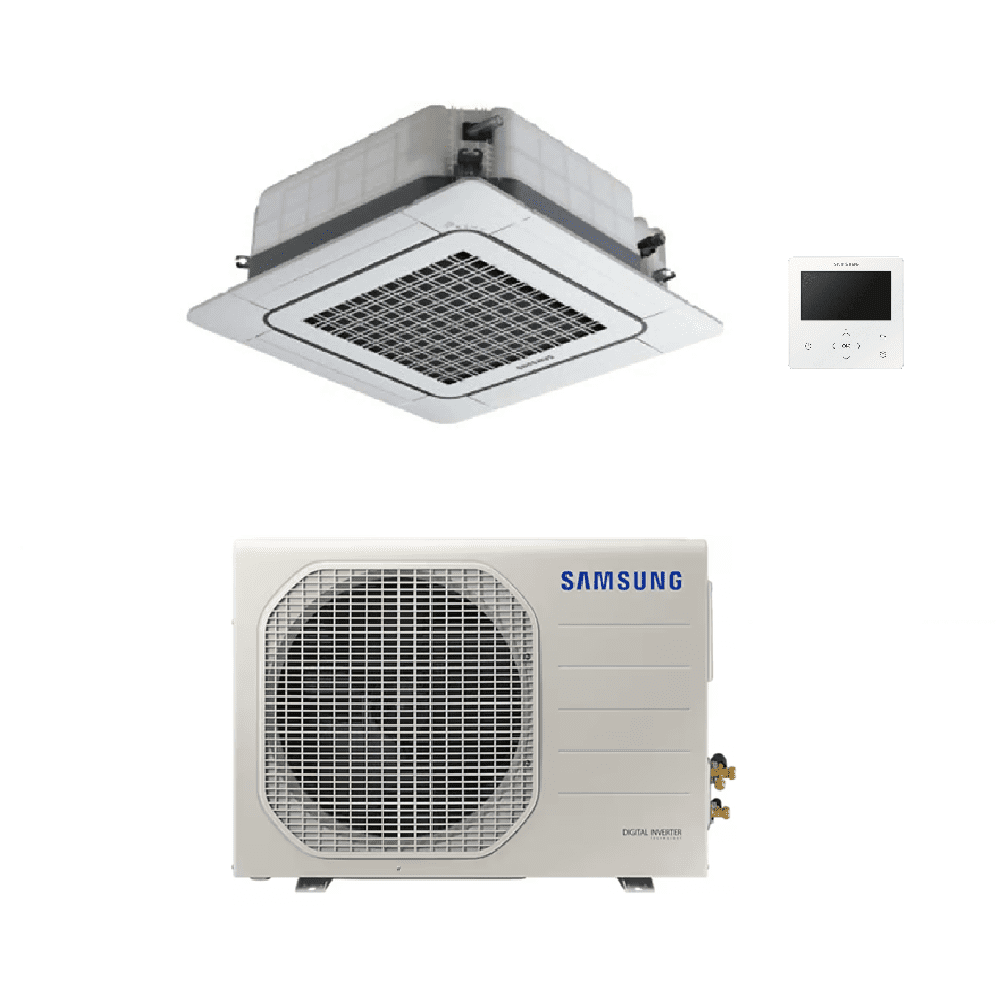 Samsung Air Conditioning AC071RXADKG/EU AC071RNNDKG/EU WindFree 4-Way Mini Cassette 7kW/24000Btu