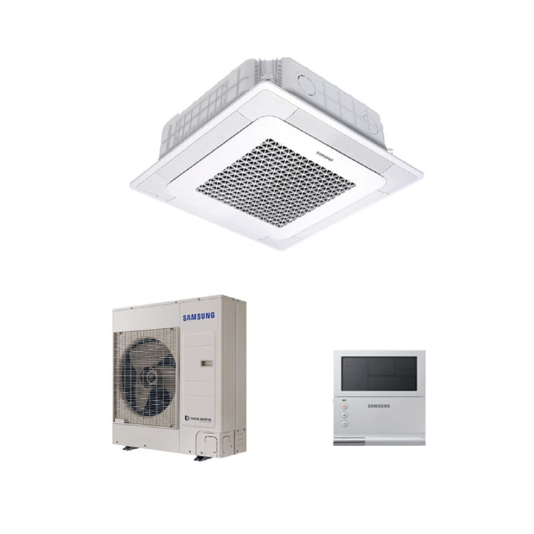 Samsung Air Conditioning AC140RN4DKG/EU Ceiling Cassette Heat Pump Wind-Free 14kW/48000Btu R32 A+ 1P