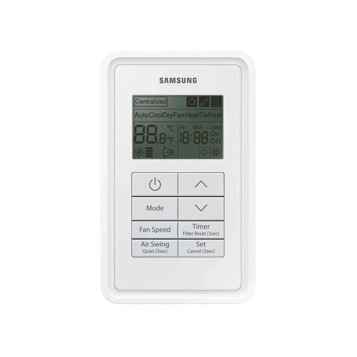 Samsung Air Conditioning MWR-SH00N Wired Controller Simplified Wired Controller