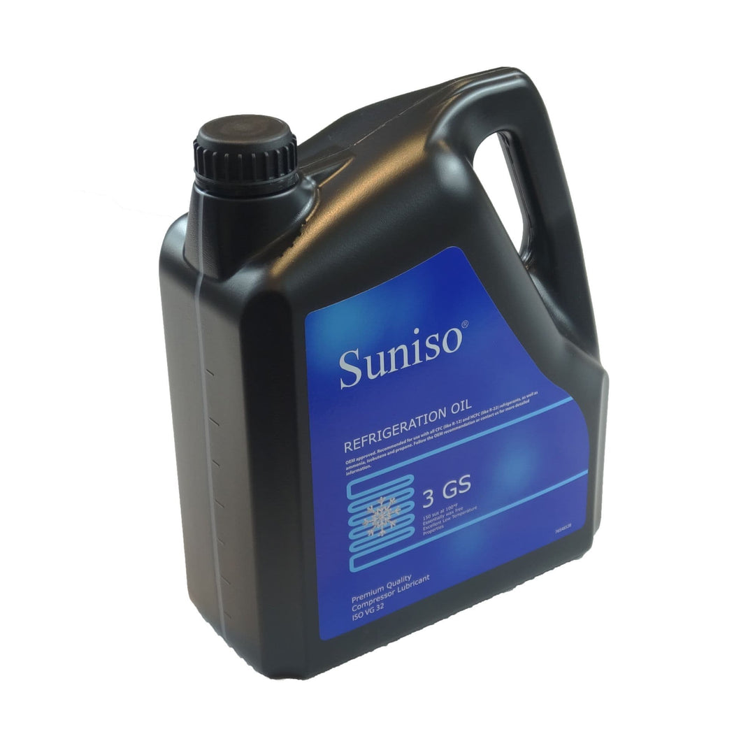 Suniso Lubricants SUNISO 3GS Refrigeration Mineral Oil Lubricant HCFC and CFC Systems 24 Litres 5 Cans x 4 Litres
