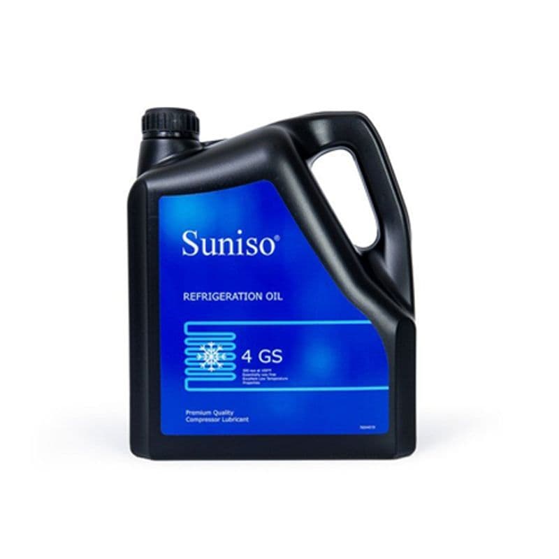 Suniso Lubricants SUNISO 4GS Refrigeration Mineral Oil Lubricant HCFC and CFC Systems 24 Litres 5 Cans x 4 Litres