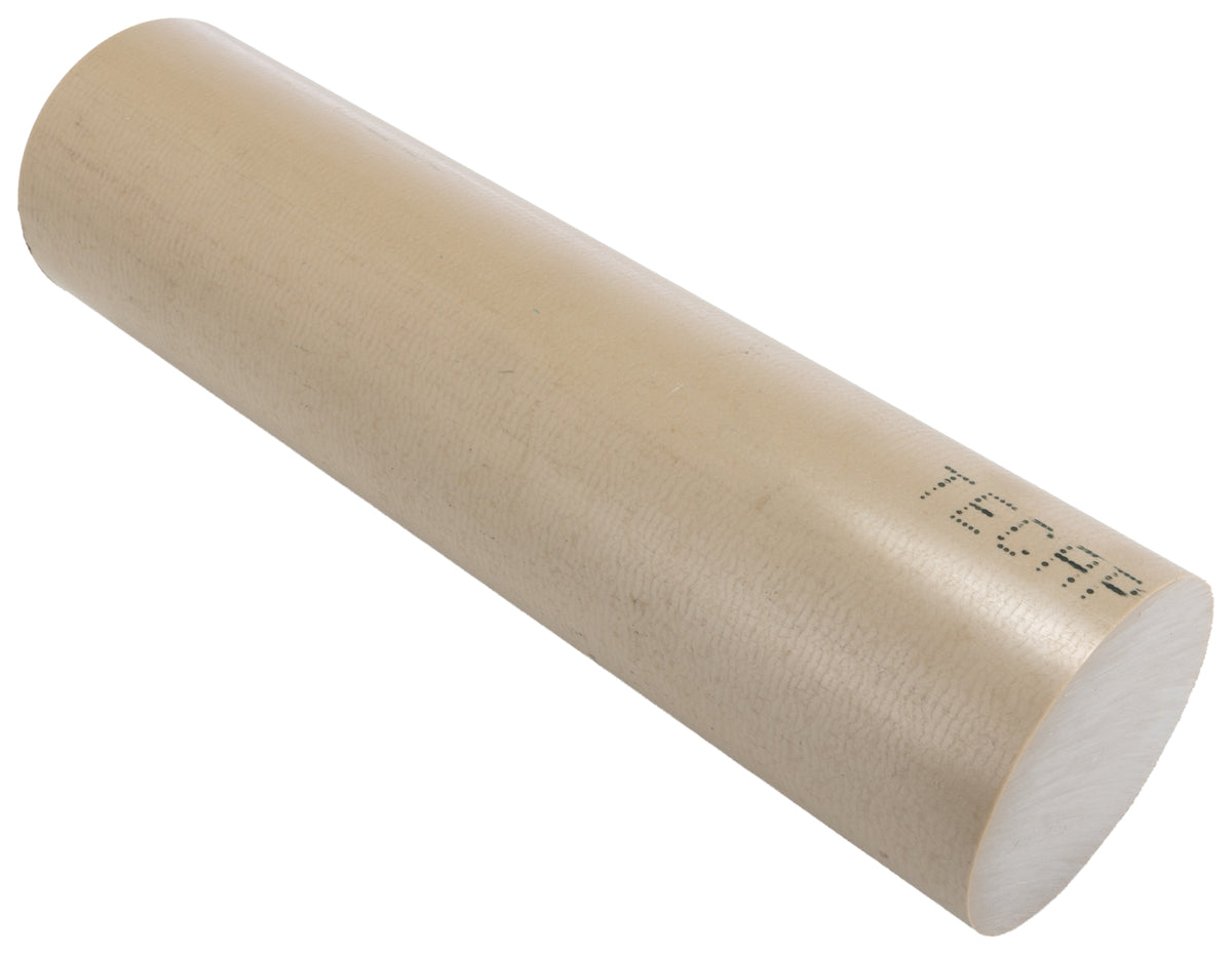 TieDex UK Beige Polyetheretherketone PEEK Rod, 300 mm x 80 mm Diameter