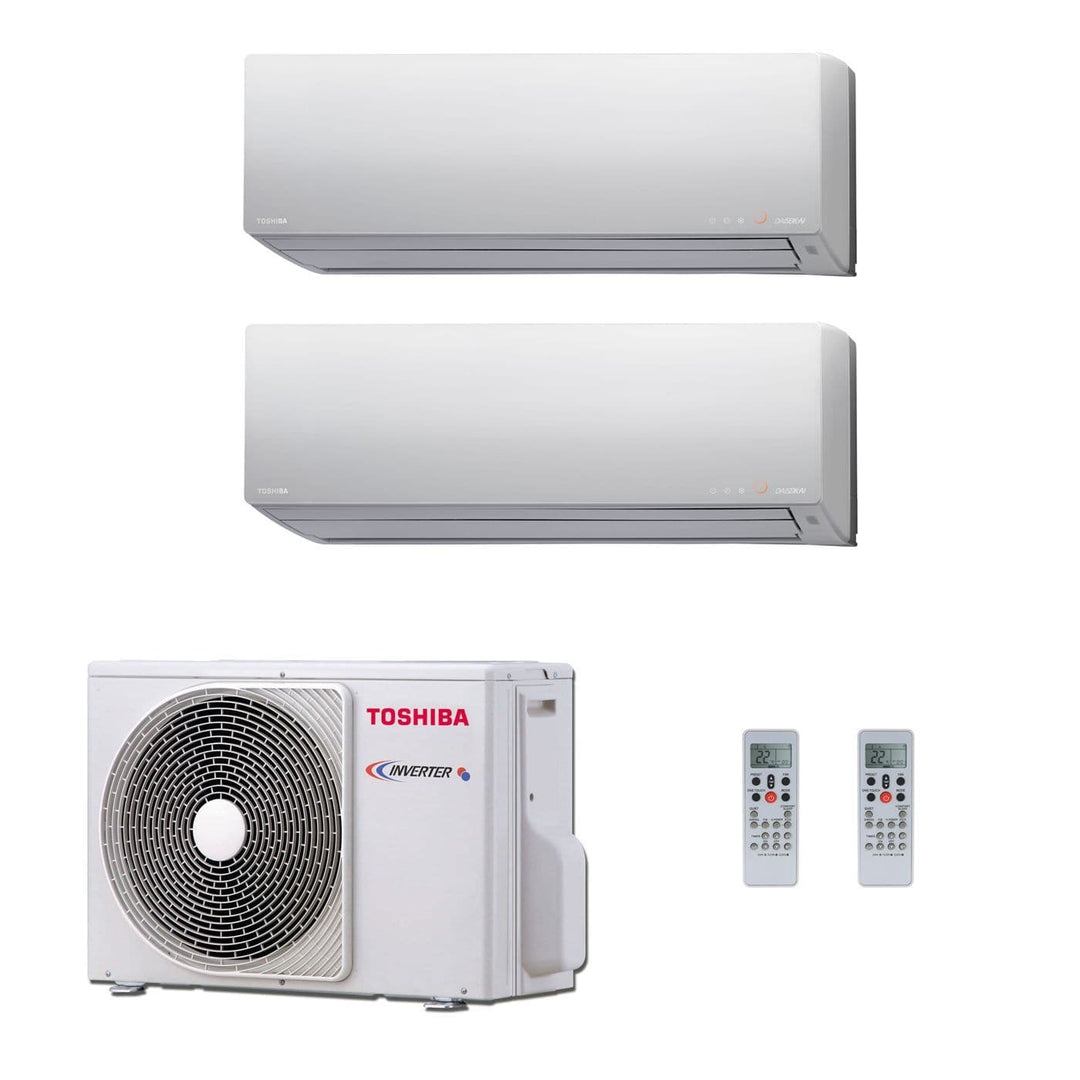 Toshiba Air Conditioning Toshiba AC RAS-2M18S3AV-E Multi Room Inverter Heat pump Daiseikai 2 x 3.5Kw/12000Btu A++ 240V~50Hz